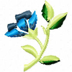Flowers And Tree Embroidery Design 10